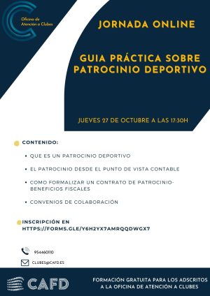 CARTEL FORMACION OAC - PATROCINIO